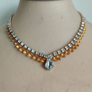Exquisite Signed Denbé Necklace Vintage 50s